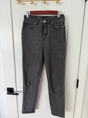 Frank & Oak Women's Stevie High-Rise Jeans - Charcoal Gray